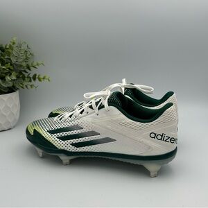 Adidas Men’s Adizero Afterburner 2.0 Metal Baseball Cleats White Shoes Size 6.5
